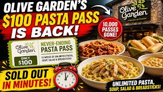 Olive Garden’s $100 Unlimited Pasta Pass SOLD OUT in Minutes | Here’s Why Everyone Wanted It
