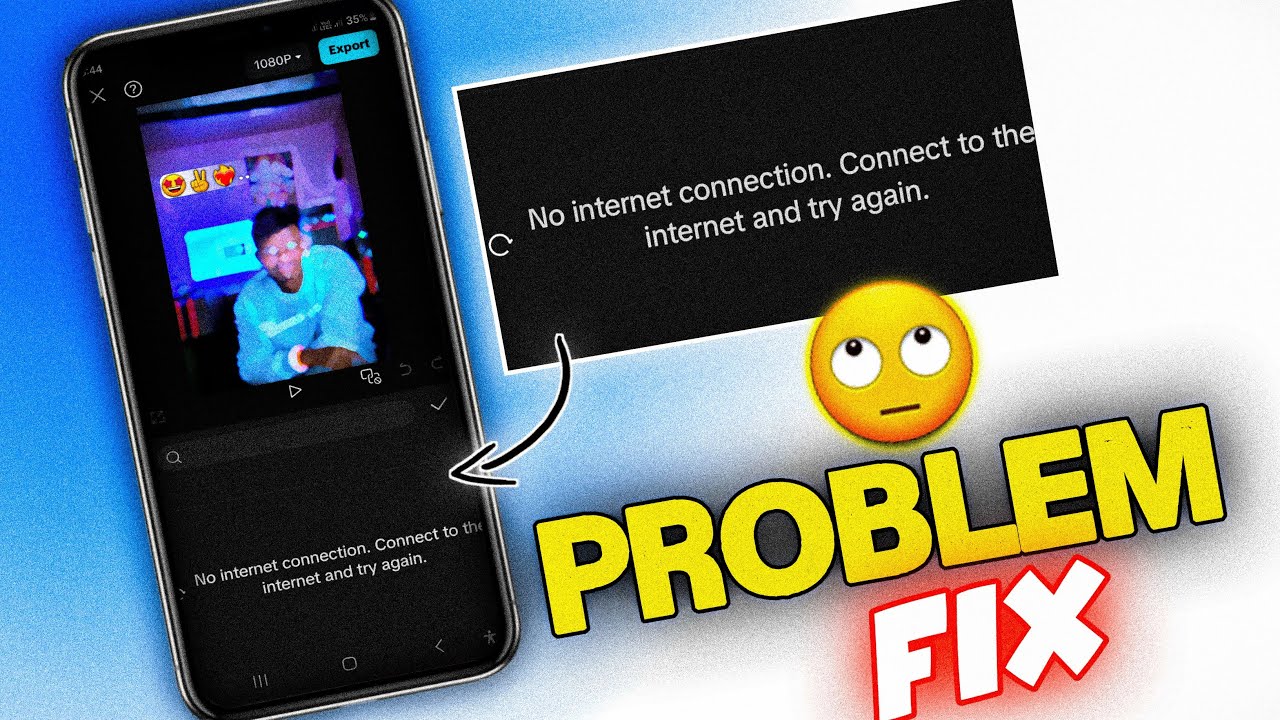 🙄😢CapCut no internet connection problem fix | How to solve CapCut no ...