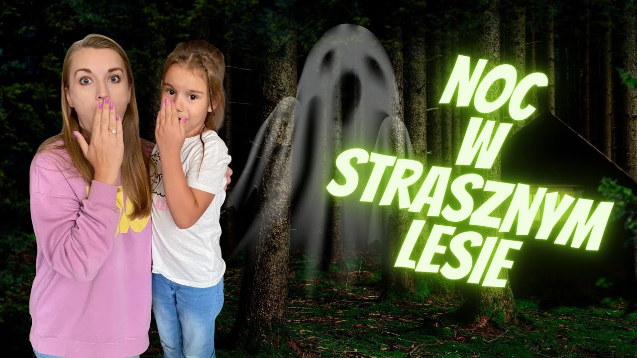 Spędziłyśmy noc w lesie🌲😱 Było strasznie! Bałyśmy się👻