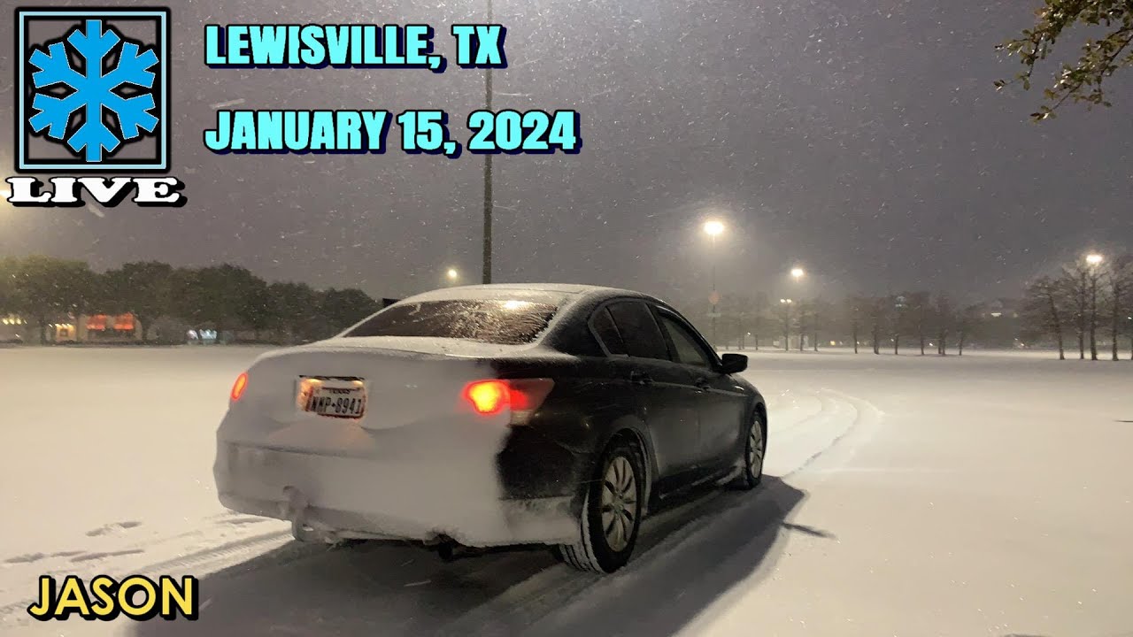 LIVE DFW Area Lake Effect Snow January 15, 2024 YouTube