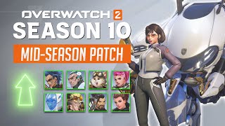 Tanks are BUFFED with Passives \& Armor | Overwatch 2 - Mid-Season 10 Patch