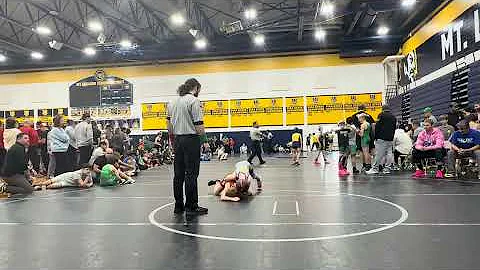 12/13/25 Mt Lebanon 12u 66lb 1st Match #westvirginiahammer #wrestling #tristatehammers #kayden 