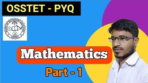 🔴OSSTET -PYQ Mathematics (Previous Year Question solution)🔥🔥🎯 || Digital Learning Portal ||