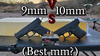 9mm VS 10mm Ballistics Gel Test