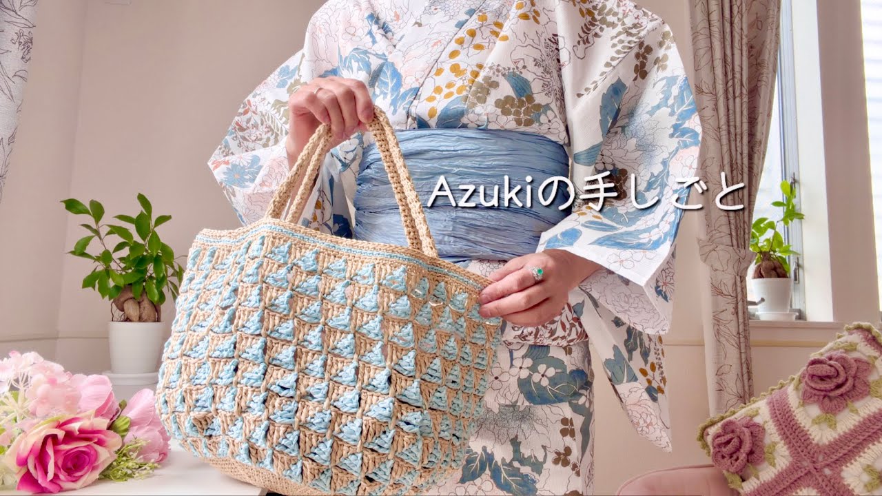 可愛いけど手が込んだ花街のお持ち物　総手刺繍ビンテージサコシュ　刺子更紗 Suitable for both Western clothes and yukata! | Lucky charm