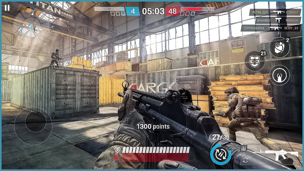 Warface GO FPS gun games PvP Android Gameplay (Mobile Gameplay, Android, iOS, 4K, 60FPS)