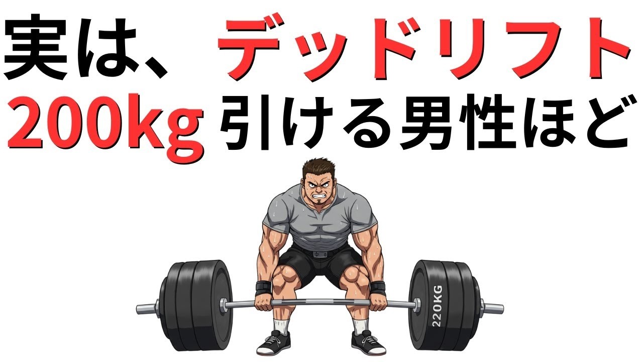 デッドリフト200kgを超えると体に起きる5つの変化とは？