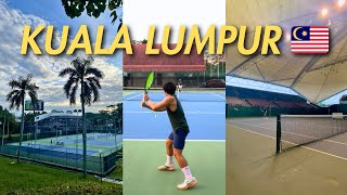Indoor/Outdoor Courts + Tennis Academy all in ONE PLACE! Playing tennis in Kuala Lumpur 🇲🇾