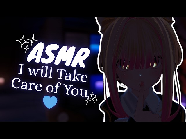 ASMR Wolfgirl Takes Care of You 💙 [Kisses, Sniff, Ear cleaning]
