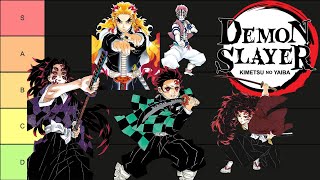 Demon Slayer: Kimetsu no Yaiba Characters Tier List