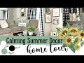 Cozy and Calming Summer Home Decor Tour | Tradition Farmhouse Style