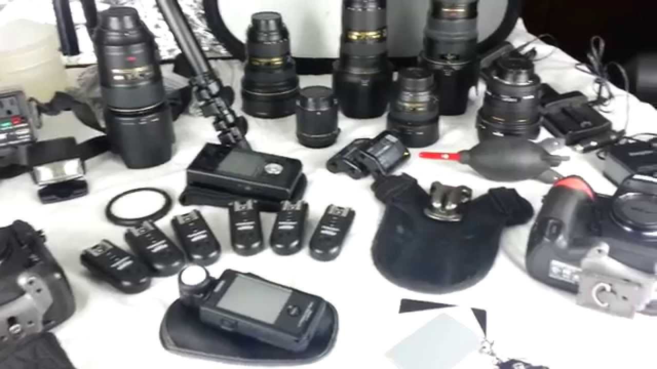 "What's in my camera bag" Nikon YouTube