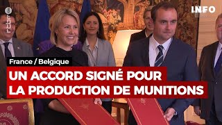 France/Belgique : un accord signé pour la production de munitions- RTBF Info