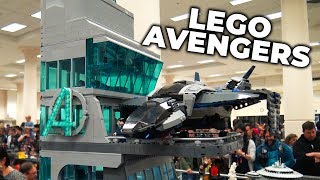 Giant LEGO Avengers Tower – 5 Feet Tall!