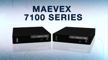 Maevex 7100 Series: 4K AV over IP Encoding and Streaming