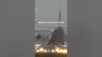 Top 3 Scariest Landings Caught on Camera ✈️😱