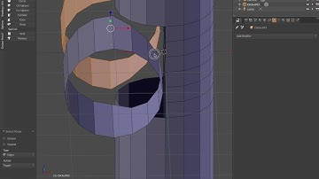 Blender: Overlap two cylinders with clean topology suitable for Sub-D