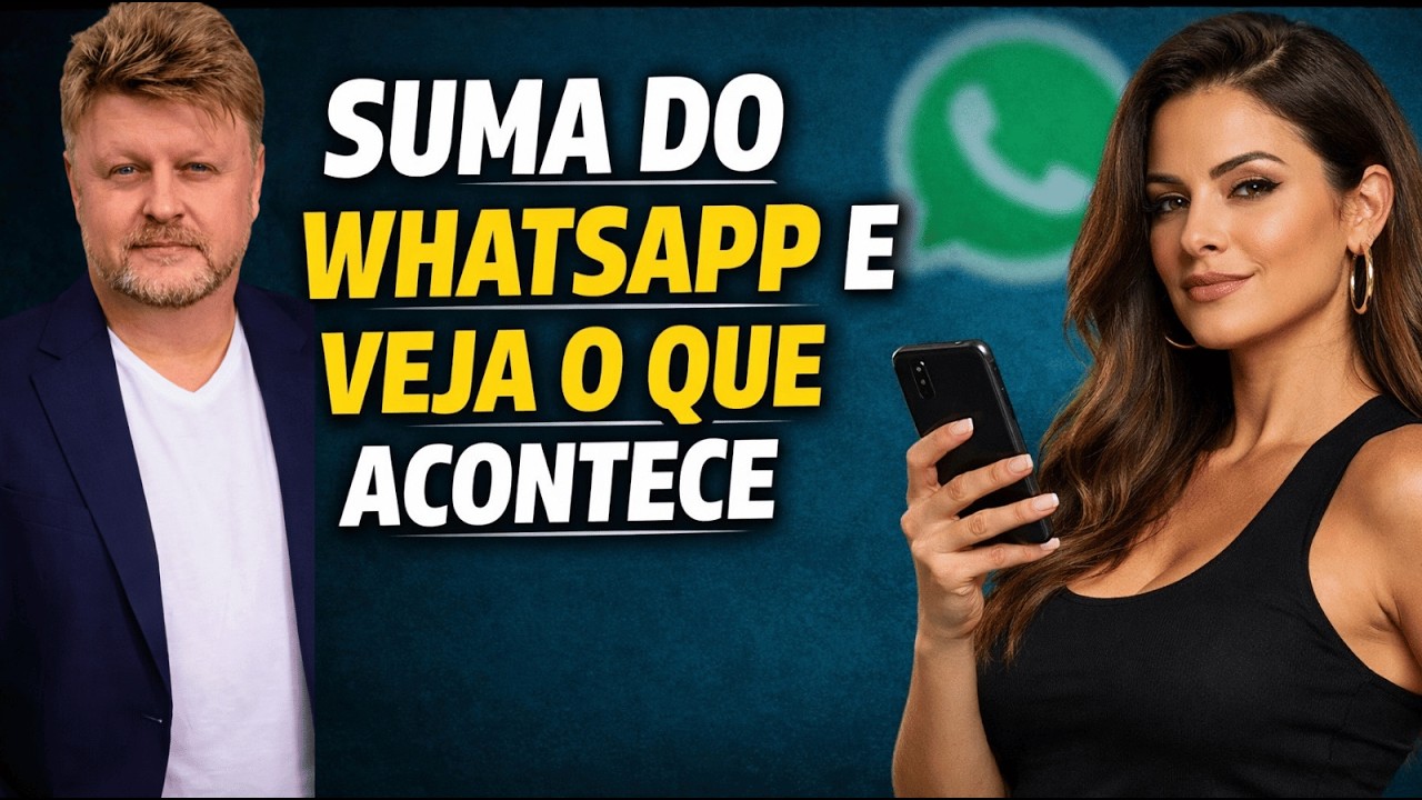 SUMA DO WHATSAPP E VEJA O QUE ACONTECE