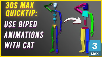 3ds Max Quicktip:  Using Biped Animations with CAT