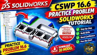 SOLIDWORKS Equations & Global Variables | CSWP 16.6
