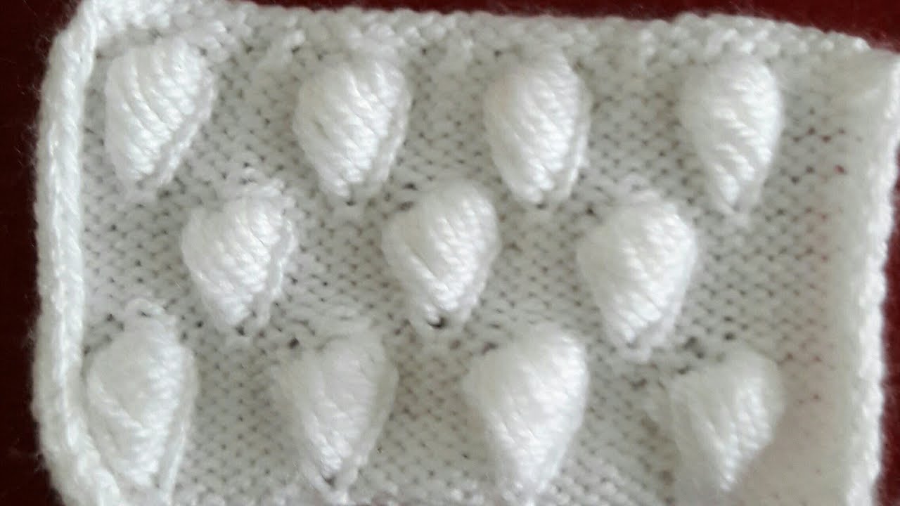 Örgüde badem modeli nasıl yapılır?(27)