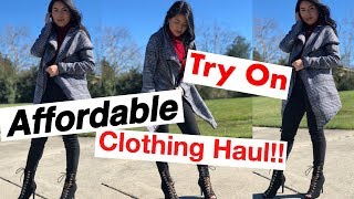 AFFORDABLE TRY ON CLOTHING HAUL/ LOOKBOOK | JULIA RAMOS