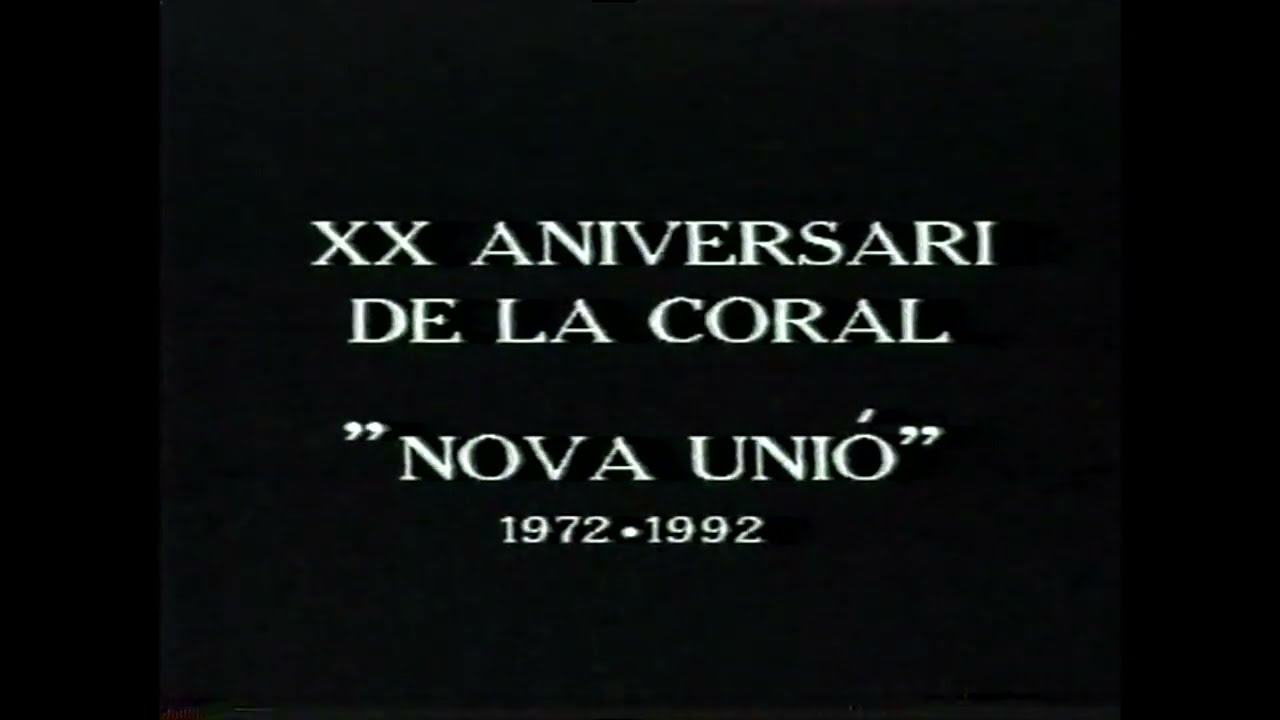 20è ANIVERSARI CORAL NOVA UNIO Desembre-1992