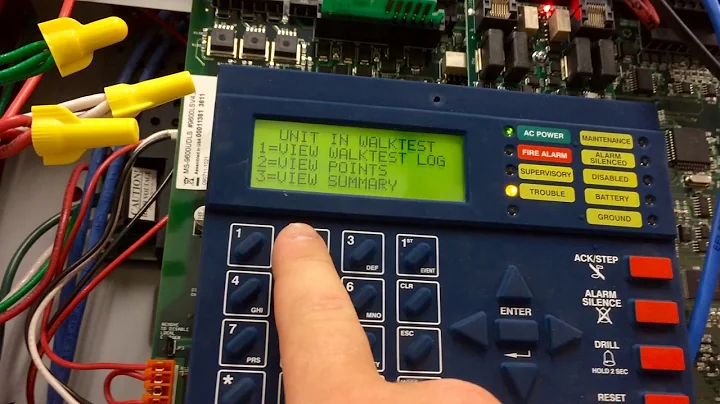 Fire-Lite MS-9600UDLS Walk-Test Demo