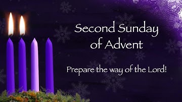 6pm Second Sunday of Advent Year A: Saturday, 3rd December 2022