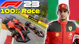 F1 23 - 100% Race Monza, Italy w/ Sainz | #ItalianGP 🇮🇹
