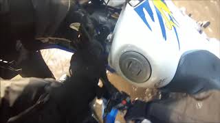 Crash with honda nx650