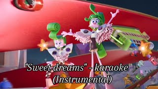 "Sweet dreams" - karaoke || Trolls 3 Band Together || Instrumental || #trolls3 #velvet #veneer