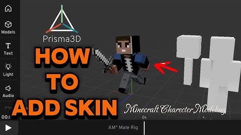 ✅ How can you add your Minecraft player skin in Prisma 3D.Tutorial video.✅