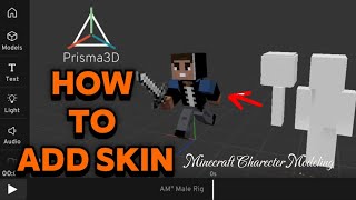 ✅ How can you add your Minecraft player skin in Prisma 3D.Tutorial video.✅ screenshot 1