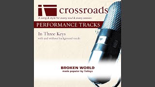 Broken World (Performance Track with Background Vocals in F#)