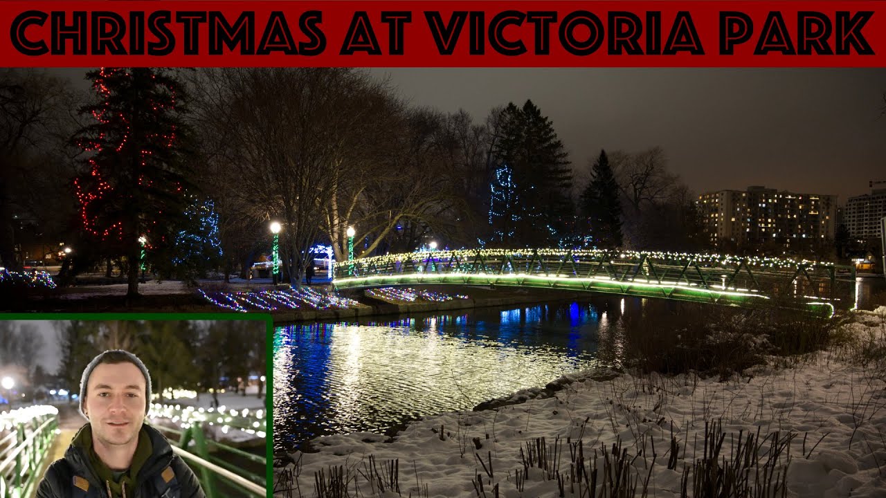 Christmas Lights at Victoria Park, Kitchener YouTube