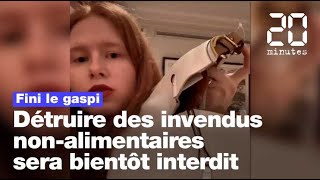 Gaspillage : La destruction des invendus non-alimentaires bientôt interdite