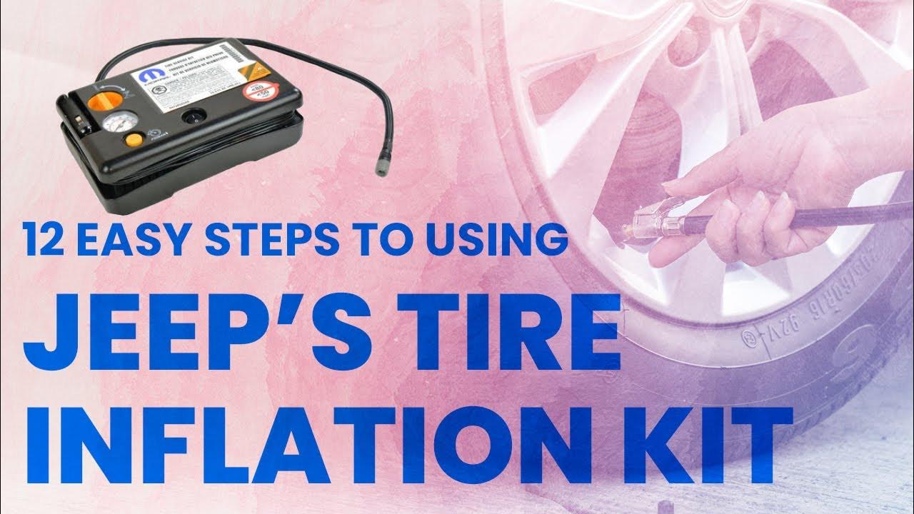 How To Use Jeep's Tire Inflation Kit. YouTube