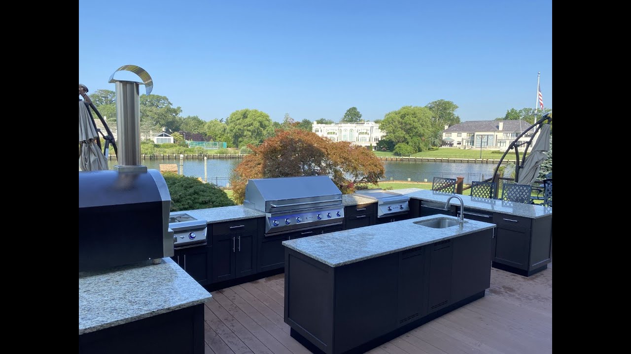 Luxury Outdoor Kitchen Twin Eagles True Refrigeration Alfa Forni