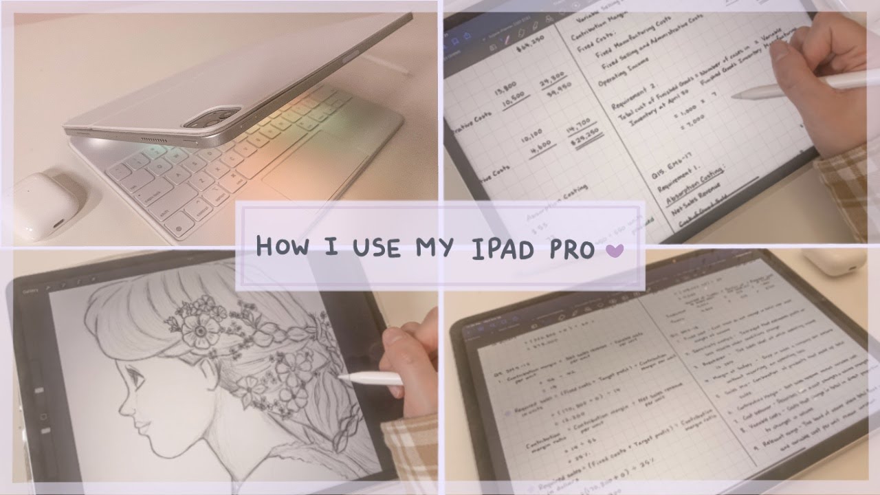 How I use my iPad Pro 아이패드 활용법 YouTube