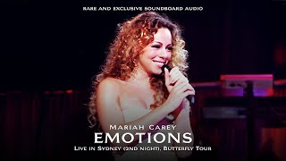 [UNHEARD] Mariah Carey - Emotions (Live in Sydney - 2nd Night, Butterfly Tour - 1998) SOUNDBOARD