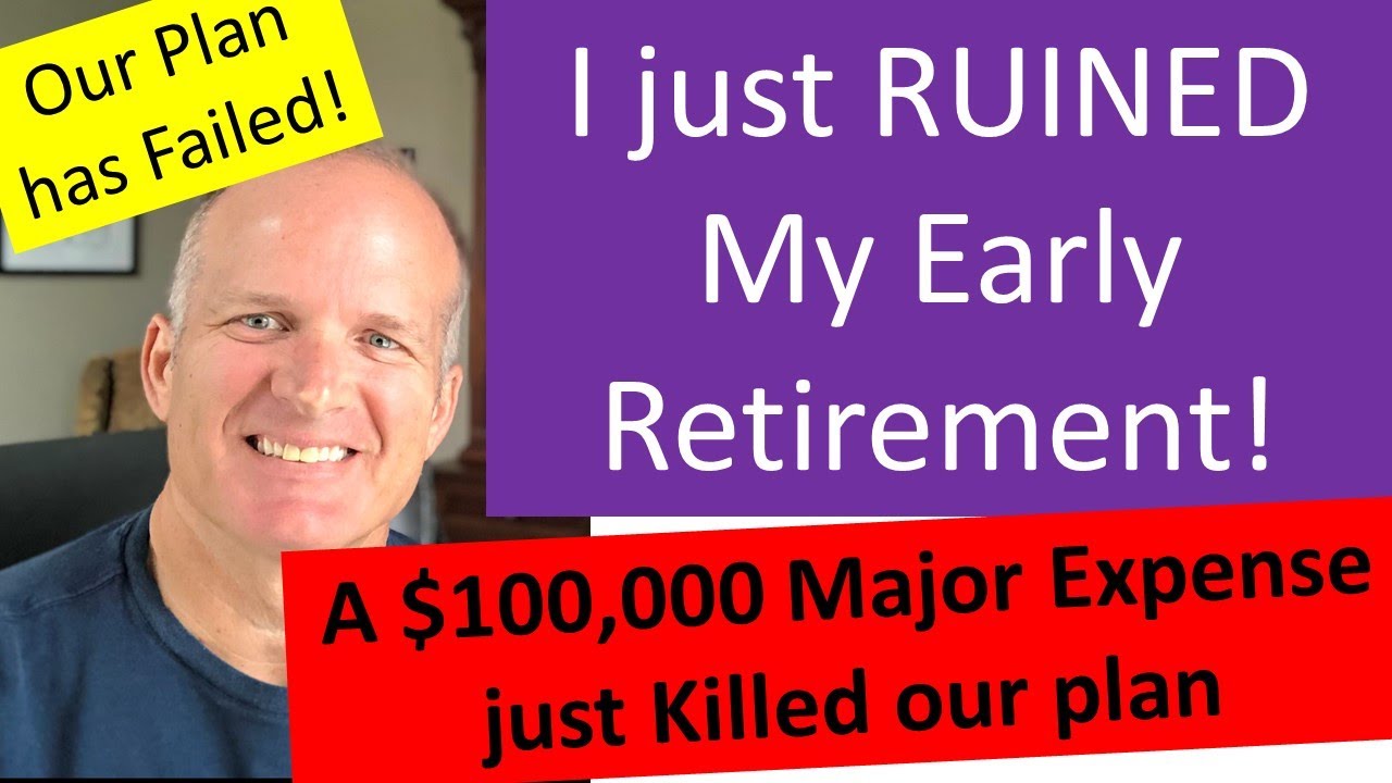 I just ruined our early retirement with a surprise $100K spend on 2 huge expenses; well maybe not.