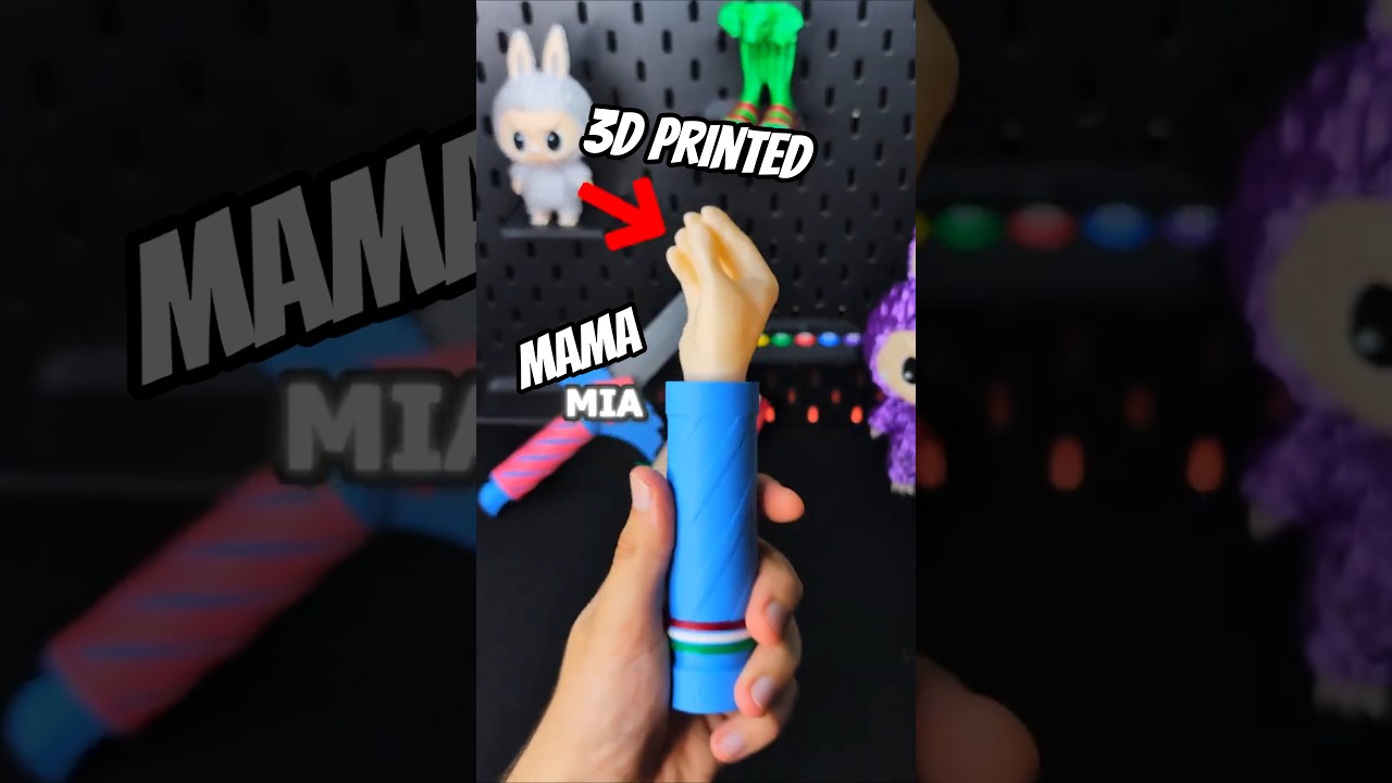 3D printed Extendable Italian Hand Gesture Mama Mia 