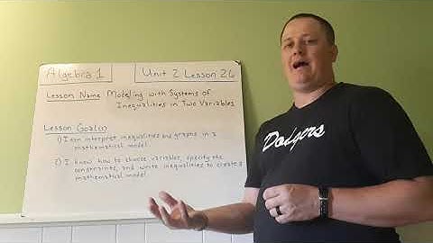 2-26: IM Algebra 1 - Modeling with Systems of Inequalities in Two Variables