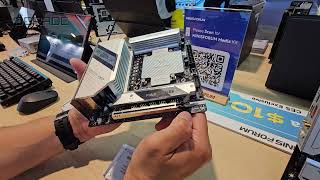 Minisforum BD395i MAX Motherboard at CES 2026