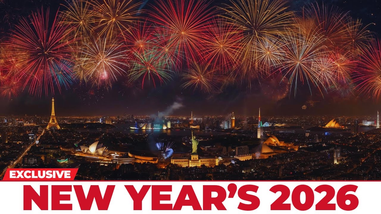 New Year’s 2026: Fireworks Dazzle Across the Globe