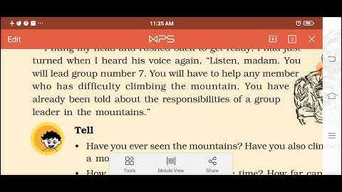 LESSON 9 UP YOU GO! PART 1 CLASS 5 EVS