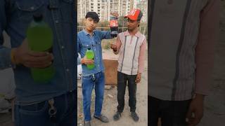 one hand cold drink Open challenge #trending #funny #shorts #challenge