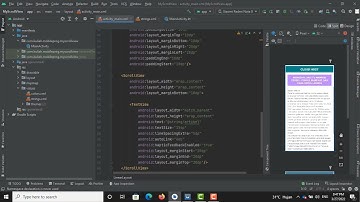 MOBILE PROGRAMMING - SCROLLING TEXT