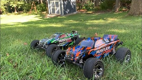 Traxxas Rustler VXL 2 Cell vs 3 Cell Battery